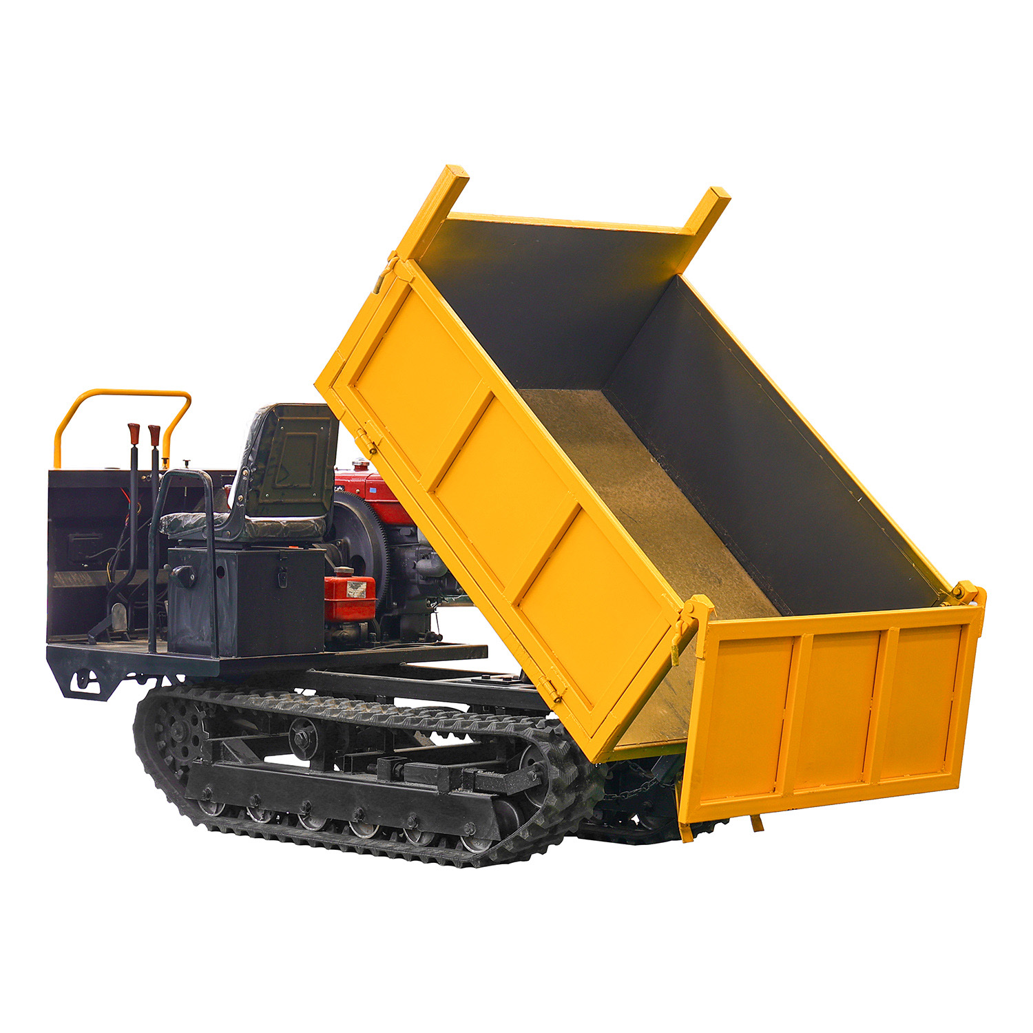 2T Tracked Dumper | Hydraulic Self-Dumping Crawler Truck