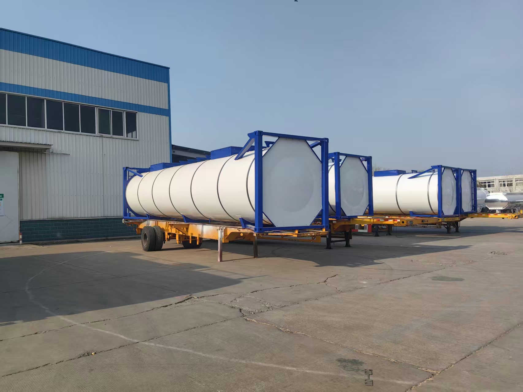 Shengrun Brand ISO Standard Tank Container (Transported on Semi-Trailer Chassis, Special Equipment for Multimodal Transport)